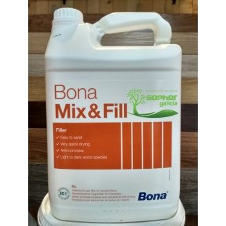 Шпаклівка для паркету Bona Mix Fill на акриловій основі 5 л